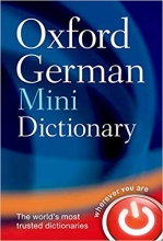 کتاب زبان آلمانی اکسفورد جرمن مینی دیکشنری  Oxford German Mini Dictionary