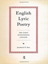 کتاب زبان انگلیش لیریک پوئتری  English Lyric Poetry The Early Seventeenth Century