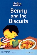 کتاب داستان انگلیسی فمیلی اند فرندز  بنی و بیسکوئیت  Family and Friends Readers 1 Benny and the Biscuits