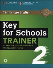 کتاب آزمون کی فور اسکولز ترینر Key for Schools Trainer 2 Six Practice Tests