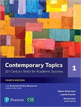 کتاب زبان کانتمپروری تاپیک Contemporary Topics 4th 1