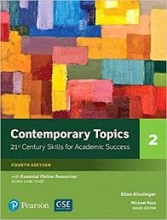 کتاب زبان کانتمپوراری تاپیک Contemporary Topics 4th 2