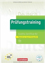 کتاب آزمون آلمانی گوته پروفونگز ترینینگ (Prufungstraining Daf Goethe Zertifikat B2 (2019