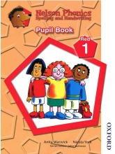 کتاب کودکان  نلسون فونیکس Nelson Phonics Red 1 Spelling And Handwriting Pupil Book