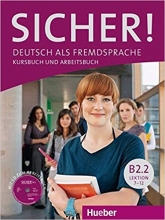 کتاب آلمانی زیشا Sicher B2.2 Lektion 7-12 kursbuch Arbeitsbuch