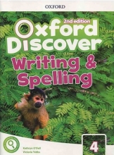 کتاب آکسفورد دیسکاور رایتینگ اند اسپلینگ Oxford Discover 4 2nd Writing and Spelling