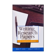 Writing Research Papers 15th edition