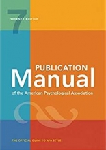 Publication Manual of the American Psychological Association Seventh Edition کتاب زبان پاپلیکیشن APA ویرایش هفتم