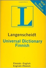 كتاب فنلاندی لانگنشایت یونیورسال دیکشنری  Finnish Langenscheidt Universal Dictionary