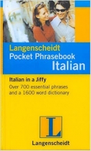 كتاب ایتالیایی لانگنشایت پاکت فریزبوک ایتالین Langenscheidt Pocket Phrasebook Italian