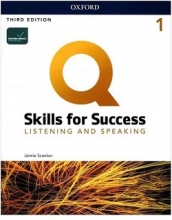 کتاب زبان کیو اسکیلز فور ساکسس Q Skills for Success 1 Listening and Speaking third Edition