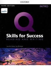 کتاب زبان کیو اسکیلز فور ساکسس ریدینگ اند رایتینگ Q Skills for Success Intro Reading Writing third Edition
