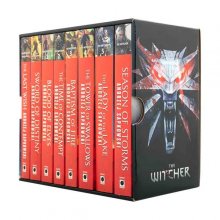 مجموعه کامل کتاب های ویچر The Witcher Series قرمز