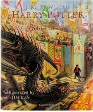 کتاب Harry Potter and the Goblet of Fire Illustrated Edition Book 4