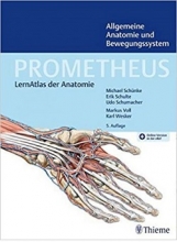 کتاب پزشکی المانی پرومتئوس PROMETHEUS Allgemeine Anatomie und Bewegungssystem LernAtlas der Anatomie ( رنگی )
