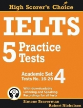 کتاب زبان آیلتس ۵ پرکتیس تستس آکادمیک IELTS 5 Practice Tests Academic Set 4 Tests No. 16-20