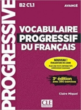 کتاب زبان فرانسه وکبیولر پروگرسیف Vocabulaire progressif du français – Niveau avancé (B2/C1) – Livre رنگی