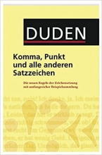 کتاب دیکشنری آلمانی دودن Duden - Komma, Punkt und alle anderen Satzzeichen