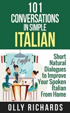 کتاب ایتالیایی 101 کانورسیشنز این سیمپل ایتالین  101Conversations in Simple Italian Short Natural Dialogues to Boost Your Confi