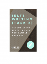 IELTS Academic Writing Recent Actual Tests (Task 2) in Jan-May 2020