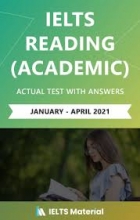 کتاب آیلتس ریدینگ آکادمیک (IELTS Reading Academic (Jan – April 2021