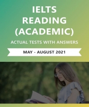 کتاب آیلتس ریدینگ آکادمیک اکچوال تست می تا آگوست ۲۰۲۱  (IELTS Reading Academic Actual Tests with Answers (May – August 2021