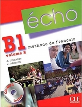 کتاب فرانسوی اکو echo B1 volume 2 livre de leleve m3+cahier personnel dapprentissage