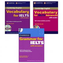 مجموعه 3 جلدی کمبریج وکبیولاری اند گرامر فور آیلتس Cambridge Vocabulary and Grammar for IELTS