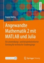 کتاب آلمانی  ریاضیات کاربردی Angewandte  Mathematik 2 mit MATLAB und Julia