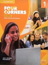 کتاب فيلم فور كورنرز ويرايش دوم Four Corners 1 Video Activity book with DVD 2nd Edition