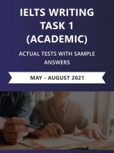 کتاب آیلتس رایتینگ آکادمیک تسک ۱ اکچوال تست می تا آگوست ۲۰۲۱ (IELTS Writing Task 1 Academic Actual Tests (May – August