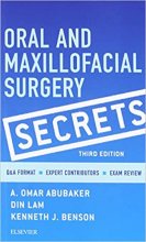 کتاب اورال اند مکسیل اوفیشال سرجری سکرت Oral and Maxillofacial Surgery Secrets