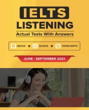 کتاب آیلتس لیسنینگ اکچوال تست جون تا سپتامبر ۲۰۲۱  (IELTS Listening Actual Tests with Answers (Jun-Sep 2021