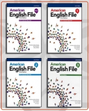 پک چهار جلدی کتاب امریکن انگلیش فایل ویرایش سوم American English File 3rd Starter + 1 + 2 + 3