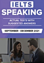 کتاب آیلتس اسپیکینگ اکچوال تست سپتامبر تا دسامبر IELTS Speaking Actual Tests Sep - Dec 2021