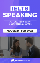 کتاب آیلتس اسپیکینگ اکچوال تست نوامبر تا فوریه IELTS Speaking Actual Tests with Answers NOV 2021- FEB 2022