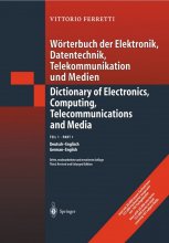 کتاب آلمانی ورتربوخ در الکترونیک  Wörterbuch der Elektronik, Datentechnik, Telekommunikation und Medien