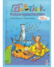 کتاب آلمانی خواندن داستان های گربه ببر کوچک  Kleine Lesetiger Katzengeschichten