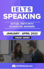 کتاب آیلتس اسپیکینگ اکچوال تست ژانویه تا آپریل IELTS Speaking Actual Tests January April 2022