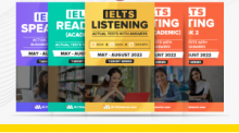 IELTS (Academic) 5 in 1 ( Listening + Speaking + Reading + Writing Task 1+ Task 2) (May – August 2022)