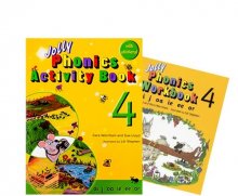کتاب زبان کودکان جولی فونیکس اکتیویتی بوک و ورک بوک Jolly Phonics Activity Book 4 +Work book