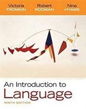 کتاب ان اینتروداکشن تو لنگویج ویرایش نهم An Introduction to Language 9th