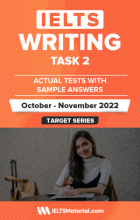 کتاب آیلتس رایتینگ 2 اکچوال تست اکتبر تا نوامبر IELTS Writing Task 2 Actual Tests with Answers (October-November 2022)