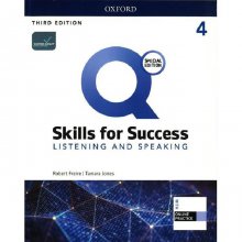 کتاب زبان کیو اسکیلز فور ساکسس Q Skills for Success 4 Listening and Speaking third Edition