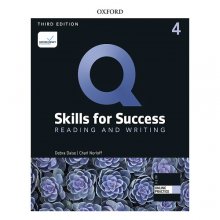 کتاب زبان کیو اسکیلز فور ساکسس Q Skills for Success 4 Reading and Writing third Edition