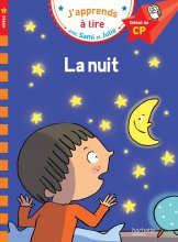 کتاب داستان فرانسوی سامی و جولی  در شب Sami et Julie CP Niveau 1 La nuit