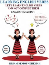 کتاب لرنینگ انگلیش وربز Learning English Verbs Lets Learn English Verbs and Not Confuse Them English Spanish Persian