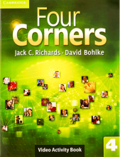 کتاب فیلم فور کورنرز ویرایش قدیم Four Corners 4 Video Activity book