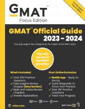 کتاب انگلیسی جی مت آفیشیال گاید GMAT Official Guide 2023-2024 Focus Edition