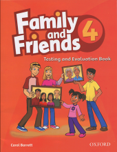 کتاب زبان تست اند اولیشن Family and Friends Test & Evaluation 4